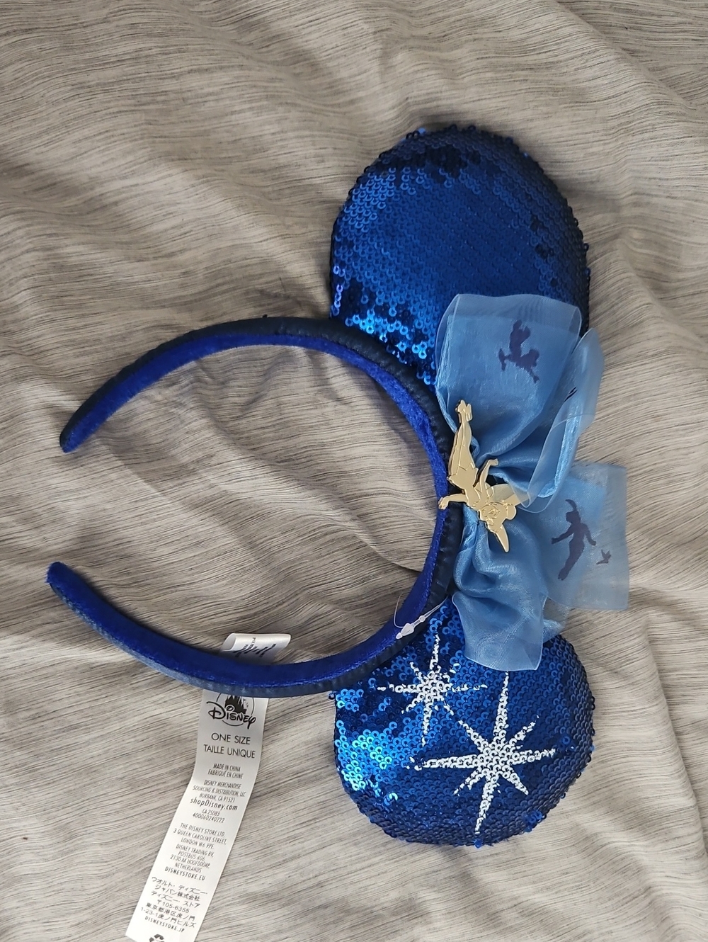 Disney Kids Sequin Mouse Ears Headband - Blue